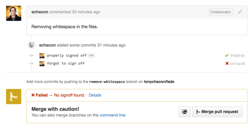 Commit status