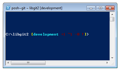 Powershell with Posh-git.